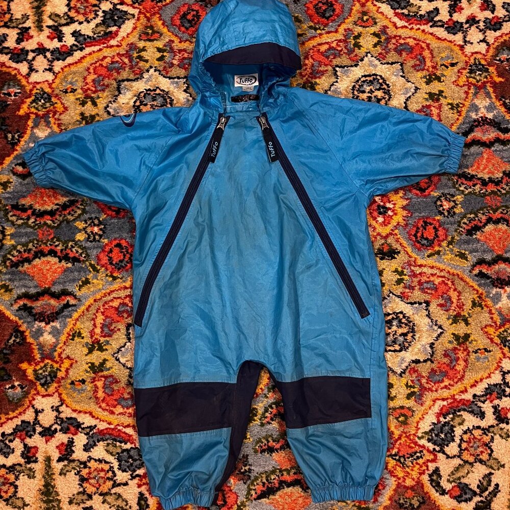 Blue Muddy Buddy Tuffo Rainsuit Toddler 12 mo